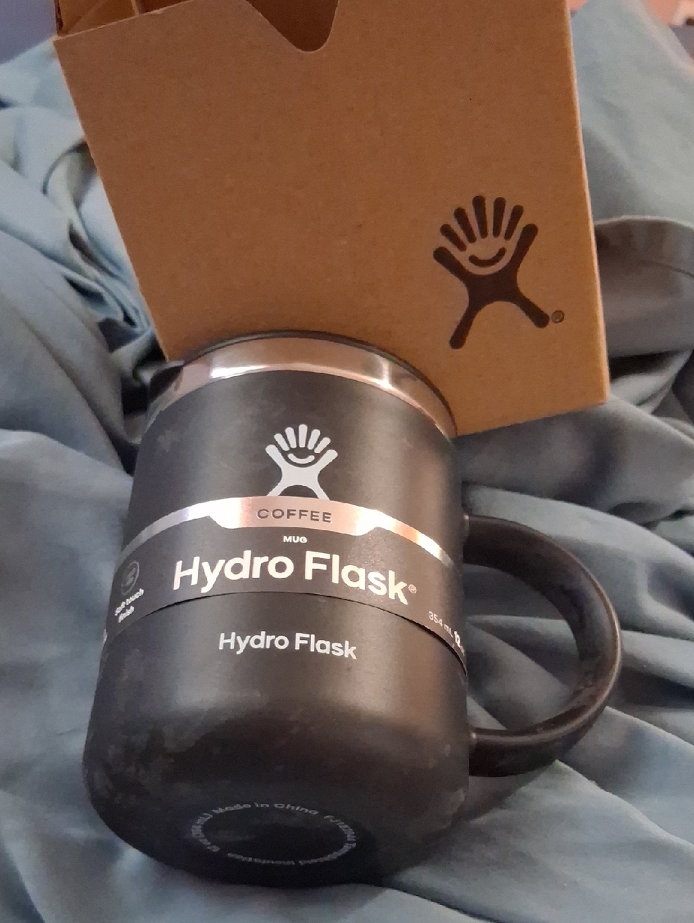 Hydro Flask Black Coffee Mug with Handle